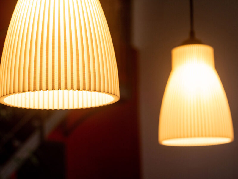 Luminaire à suspendre imprimé en 3D